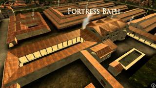 Animation of ancient Roman Fort in Caerleon Wales [upl. by Denton]