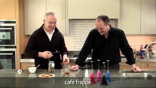 How to make a frappé coffee using an aerolatte milk frother [upl. by Story]