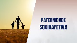 Paternidade socioafetiva [upl. by Conny]