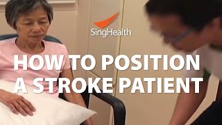 How To Position A Stroke Patient [upl. by Petula]