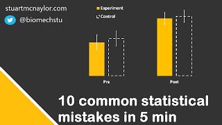 Ten Statistical Mistakes in 5 Min [upl. by Britni]