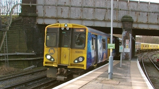 Half an Hour at 216  Birkenhead North Station 1022017  Class 507 508 terminus [upl. by Eynttirb]