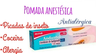 Resenha PomadaAndantol Gel [upl. by Ahsenid908]