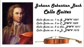 Johann Sebastian Bach  Cello suites in 432 Hz great for reading or studying [upl. by Nayb44]