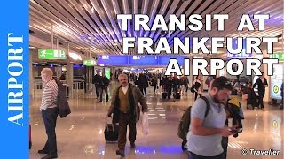 TRANSIT WALK AT FRANKFURT Airport FRA Terminal 1  Connection Flight Transfer Arriving amp Departing [upl. by Vidal]