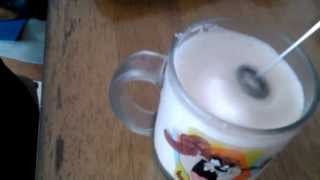 Aerolatte Review Frothing Cold Milk In Under 1 Minute [upl. by Nabetse]